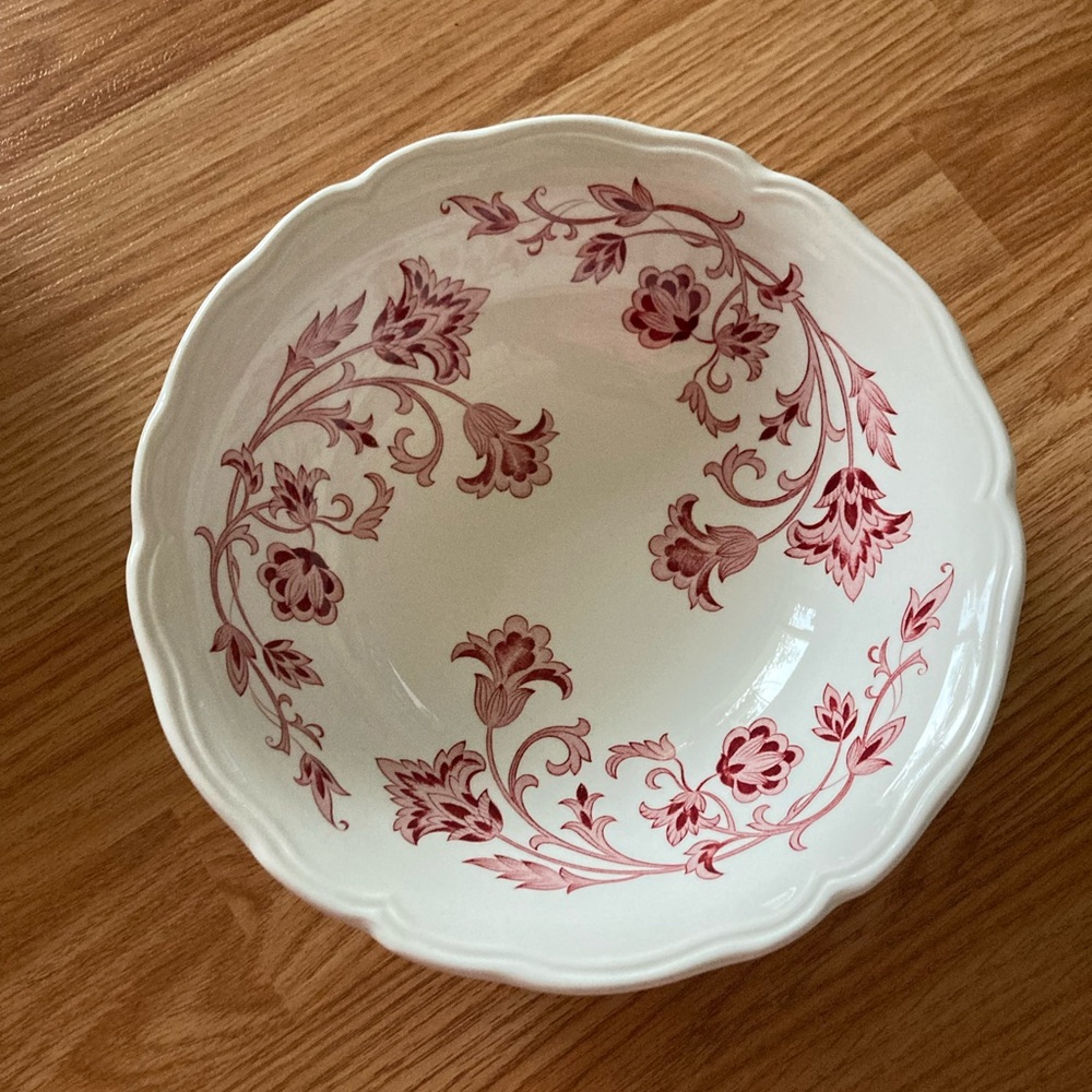 Royal Staffordshire | J&G Meakin Windsong Red Cereal Bowl made in England.